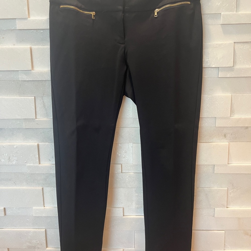 Alfani Black Stretch Knit Ankle Pants Workwear - Women’s 10P